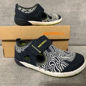 Merrell Bare Steps H20 Sneaker Shoe Blue & White (Unisex)  Size 6.5M